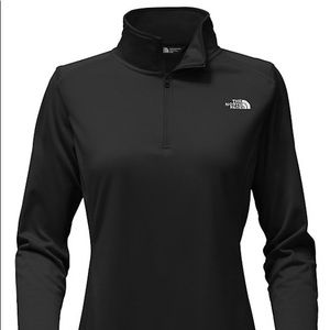 back north face quarter zip jacket